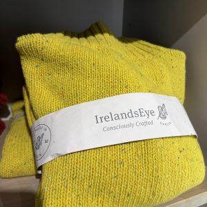 Ireland's Eye Woven Polo Jumper - Buttercup
